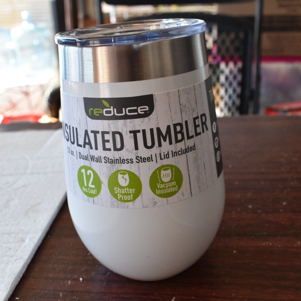 Reduce Insulated Tumber - White - 12 oz